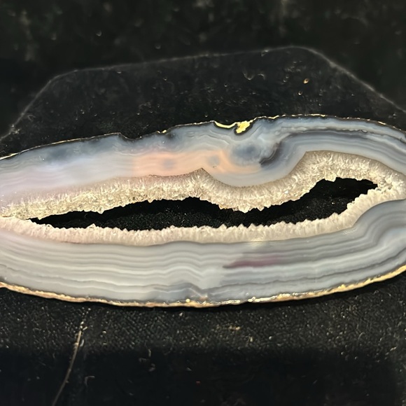 Vintage Artisan Quartz Sliced Stone & Beads Brooch-Boutique - Picture 7 of 9